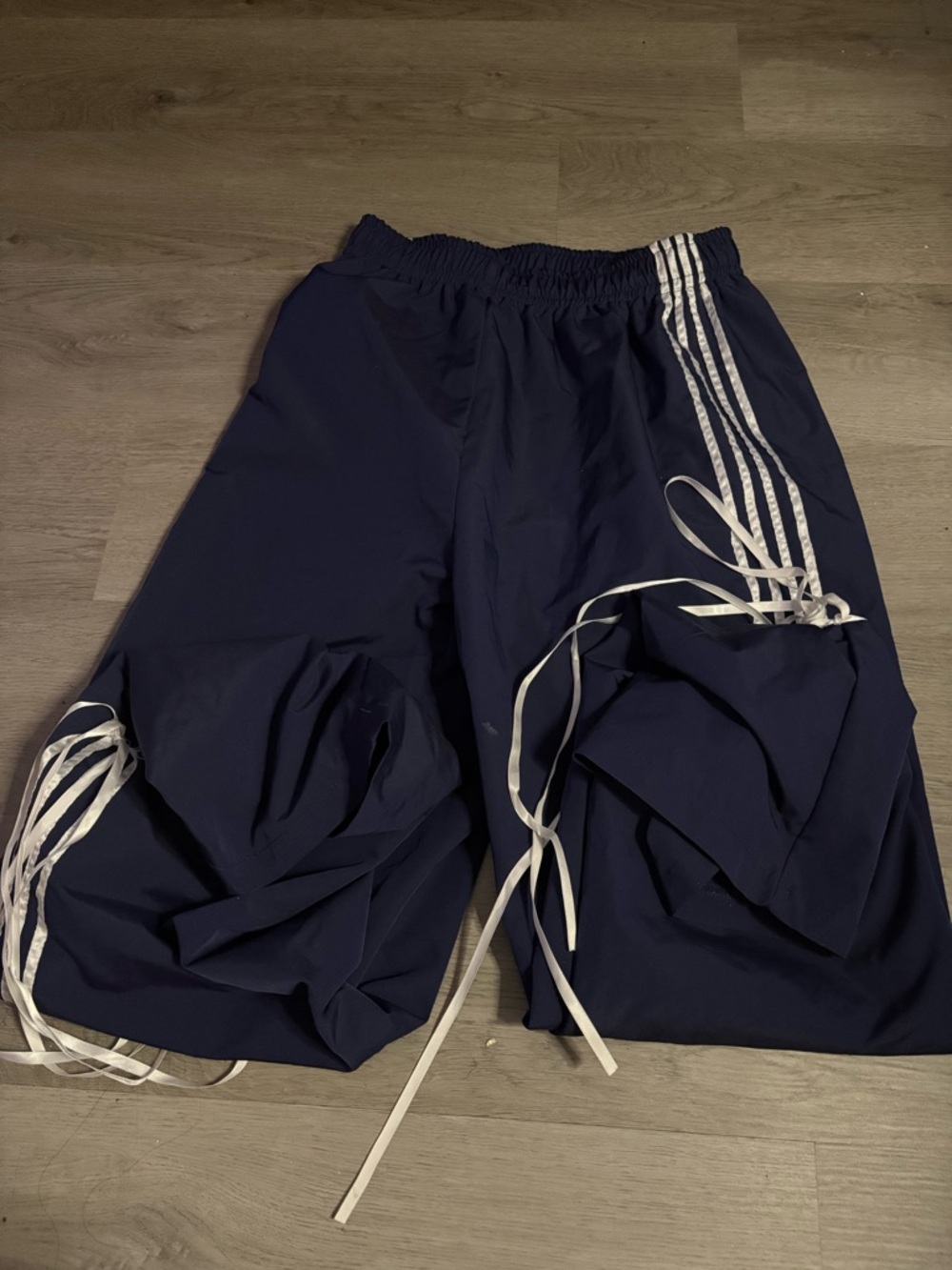 SHEIN Navy Elastic Waist Pants